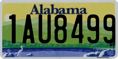 AL license plate 1AU8499