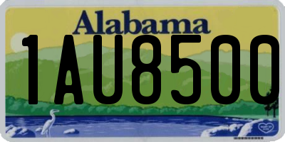 AL license plate 1AU8500