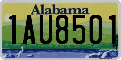 AL license plate 1AU8501