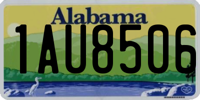 AL license plate 1AU8506