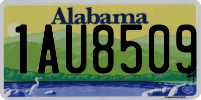 AL license plate 1AU8509