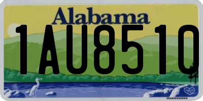 AL license plate 1AU8510