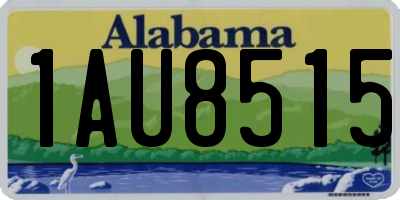 AL license plate 1AU8515
