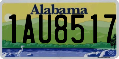 AL license plate 1AU8517