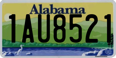 AL license plate 1AU8521