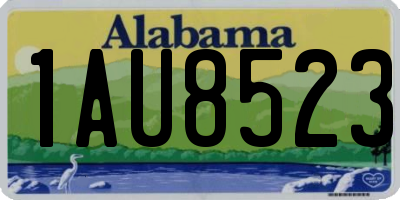 AL license plate 1AU8523