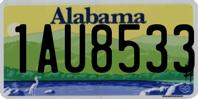 AL license plate 1AU8533