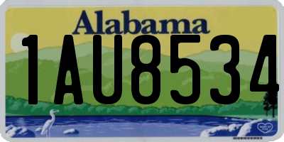 AL license plate 1AU8534