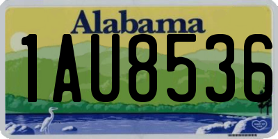 AL license plate 1AU8536
