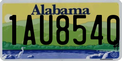 AL license plate 1AU8540