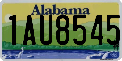 AL license plate 1AU8545
