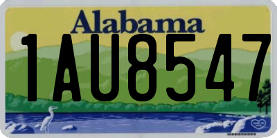 AL license plate 1AU8547