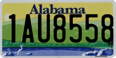 AL license plate 1AU8558