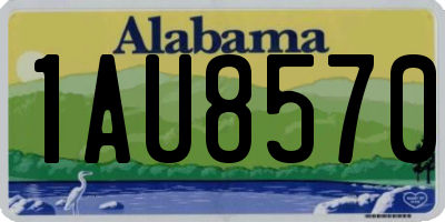 AL license plate 1AU8570