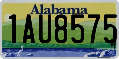 AL license plate 1AU8575