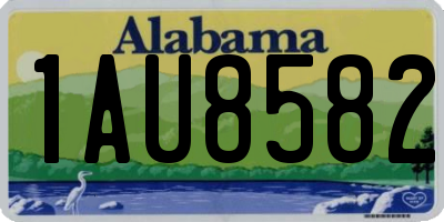 AL license plate 1AU8582