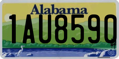AL license plate 1AU8590