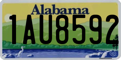 AL license plate 1AU8592