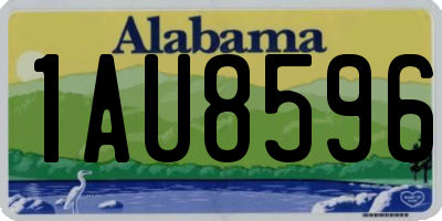 AL license plate 1AU8596