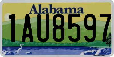 AL license plate 1AU8597