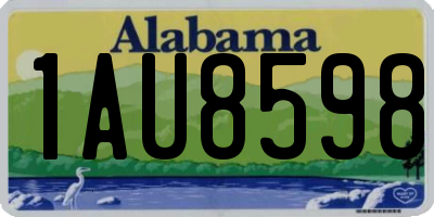 AL license plate 1AU8598