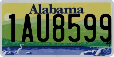 AL license plate 1AU8599