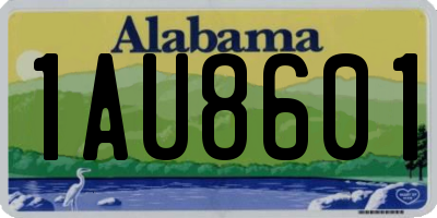 AL license plate 1AU8601
