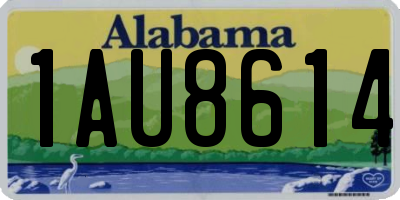 AL license plate 1AU8614
