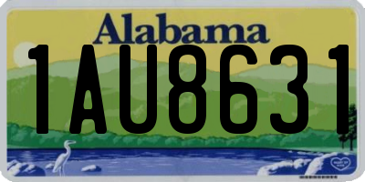 AL license plate 1AU8631