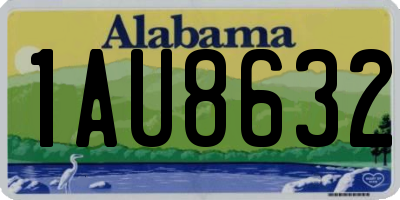AL license plate 1AU8632