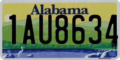AL license plate 1AU8634