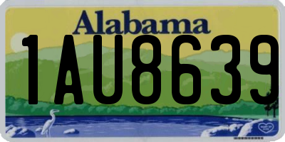 AL license plate 1AU8639