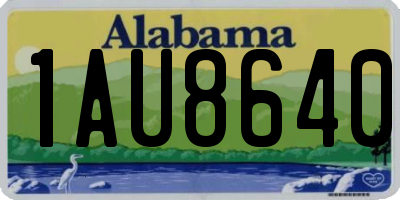 AL license plate 1AU8640