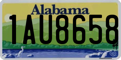 AL license plate 1AU8658