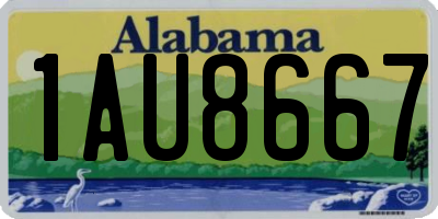AL license plate 1AU8667