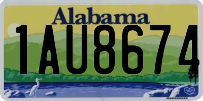 AL license plate 1AU8674