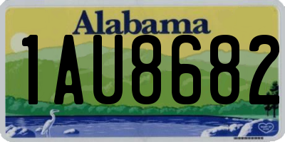 AL license plate 1AU8682