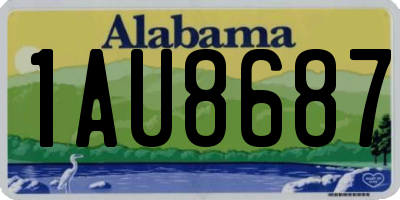 AL license plate 1AU8687