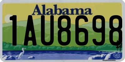 AL license plate 1AU8698