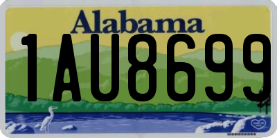 AL license plate 1AU8699