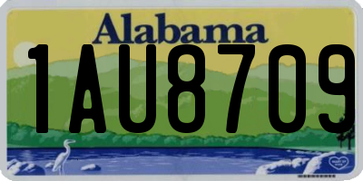 AL license plate 1AU8709