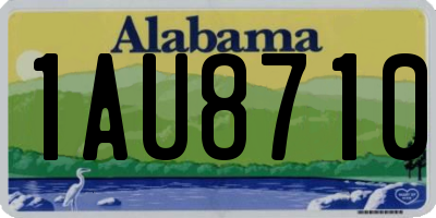 AL license plate 1AU8710