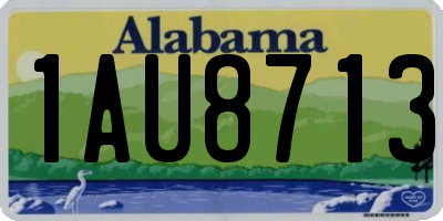 AL license plate 1AU8713
