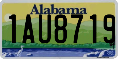 AL license plate 1AU8719