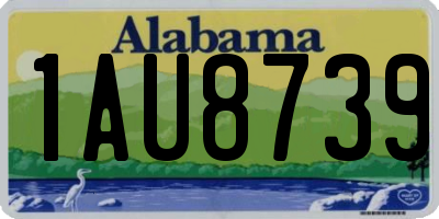 AL license plate 1AU8739