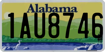 AL license plate 1AU8746
