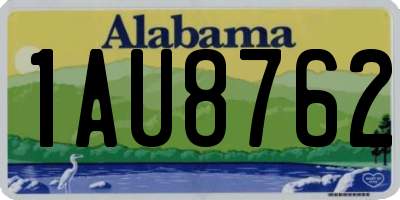 AL license plate 1AU8762