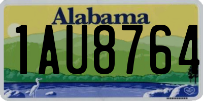 AL license plate 1AU8764