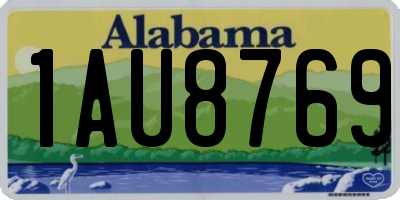 AL license plate 1AU8769