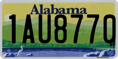 AL license plate 1AU8770